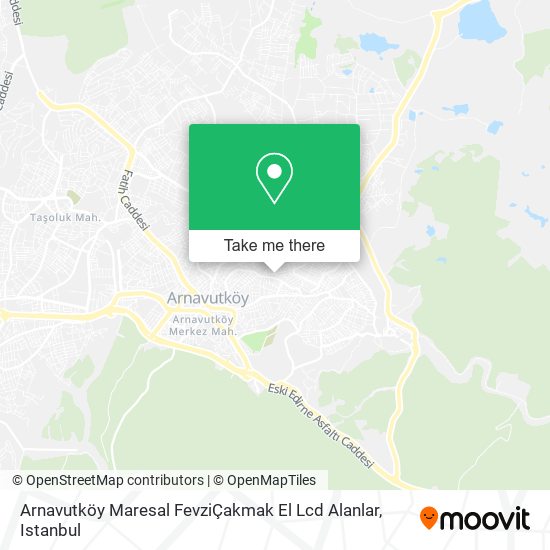 Arnavutköy Maresal FevziÇakmak El Lcd Alanlar map