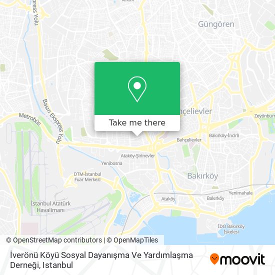 İverönü Köyü Sosyal Dayanışma Ve Yardımlaşma Derneği map