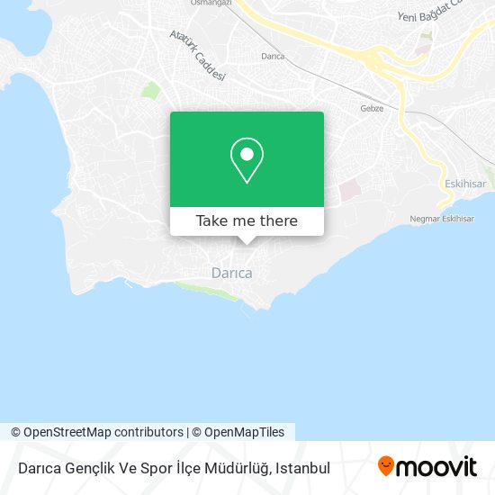 Darıca Gençlik Ve Spor İlçe Müdürlüğ map