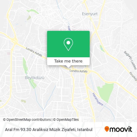 Aral Fm 93.30 Araliksiz Müzik Ziyafeti map