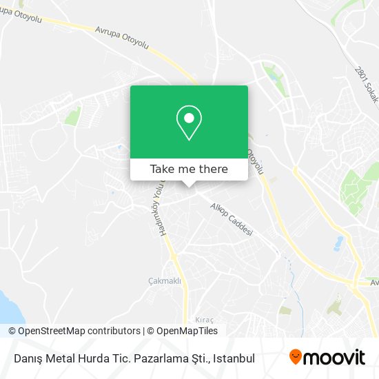 Danış Metal Hurda Tic. Pazarlama Şti. map