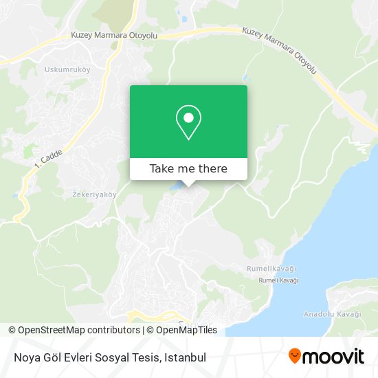 Noya Göl Evleri Sosyal Tesis map