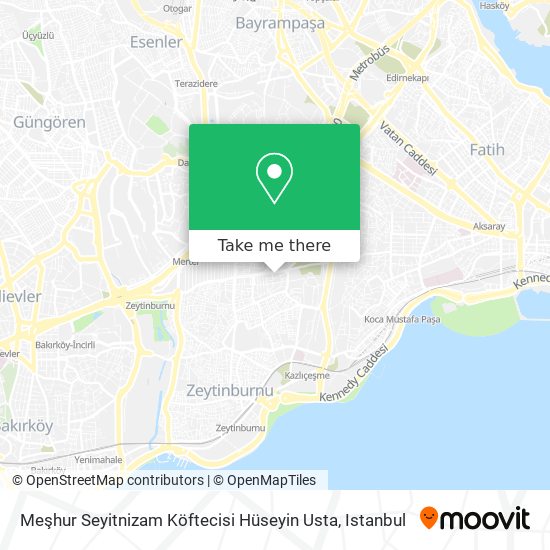 Meşhur Seyitnizam Köftecisi Hüseyin Usta map