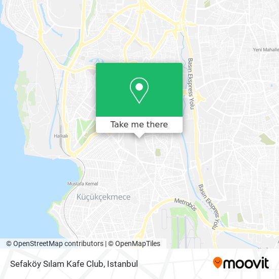 Sefaköy Sılam Kafe Club map
