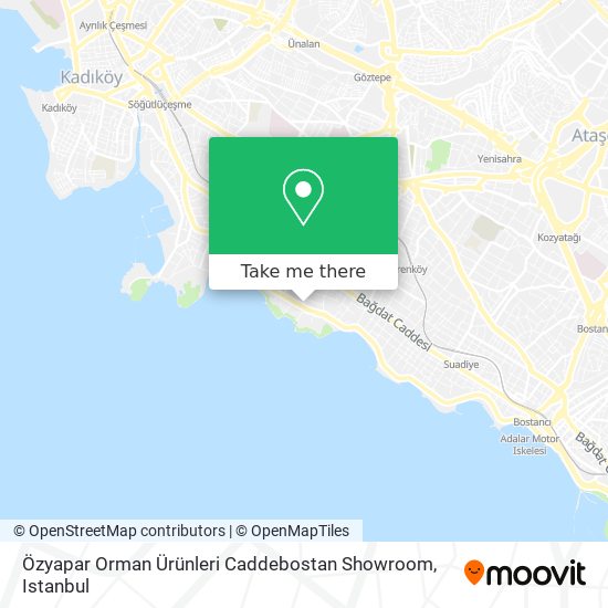 Özyapar Orman Ürünleri Caddebostan Showroom map