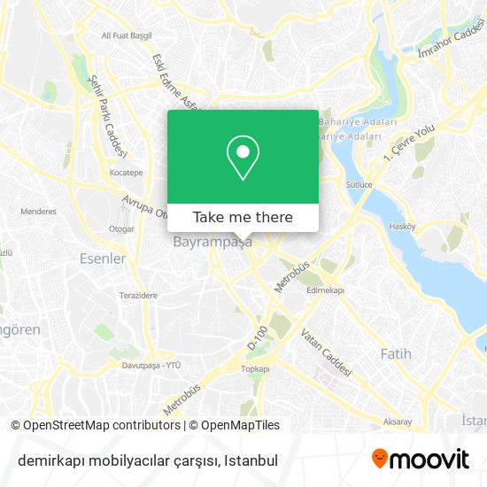 demirkapı mobilyacılar çarşısı map