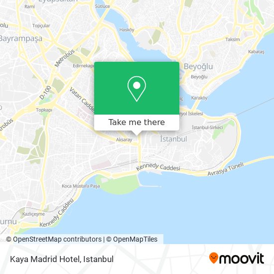 Kaya Madrid Hotel map