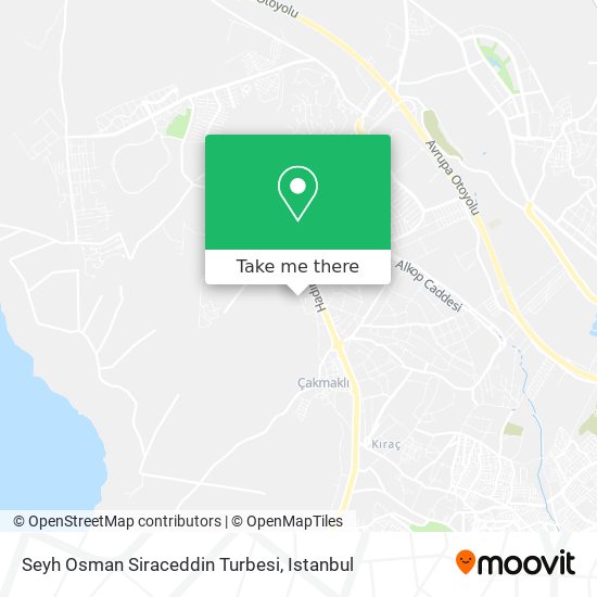 Seyh Osman Siraceddin Turbesi map