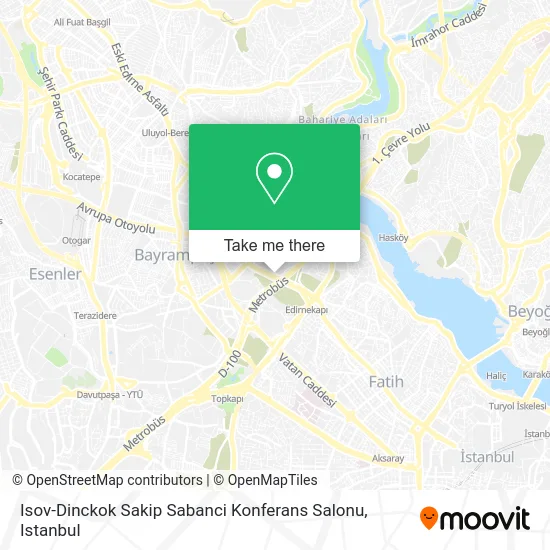 Isov-Dinckok Sakip Sabanci Konferans Salonu map