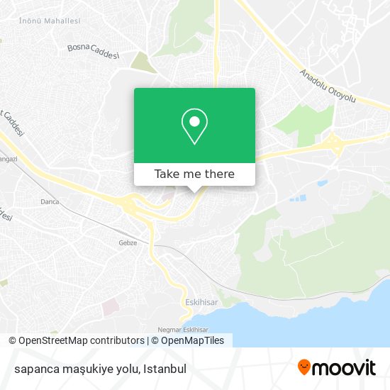 sapanca maşukiye yolu map