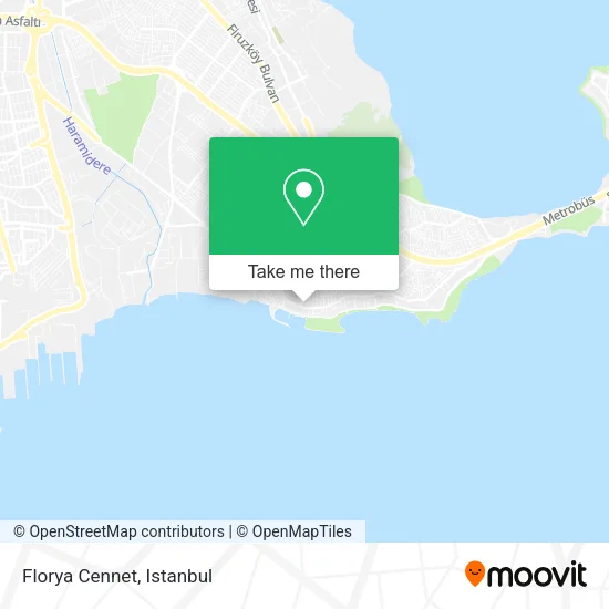 Florya Cennet map