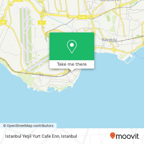 Istanbul Yeşil Yurt Cafe Enn map
