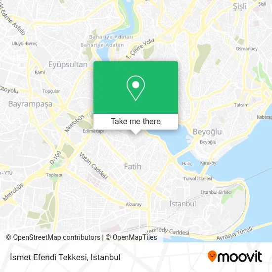 İsmet Efendi Tekkesi map