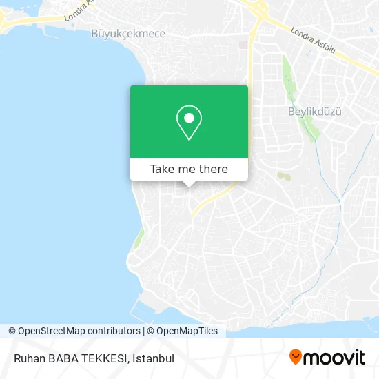 Ruhan BABA TEKKESI map