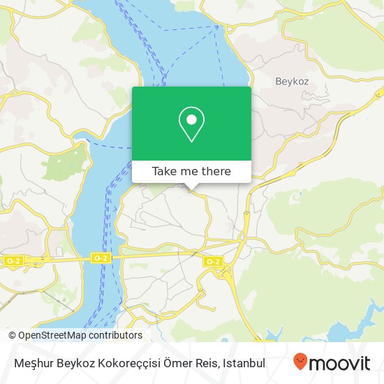 Meşhur Beykoz Kokoreççisi Ömer Reis map