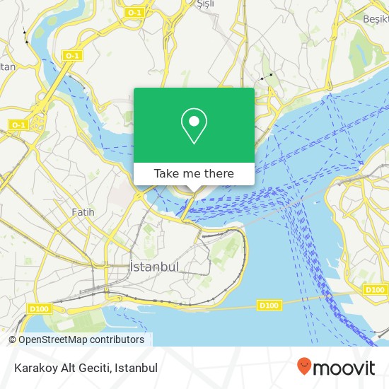 Karakoy Alt Geciti map