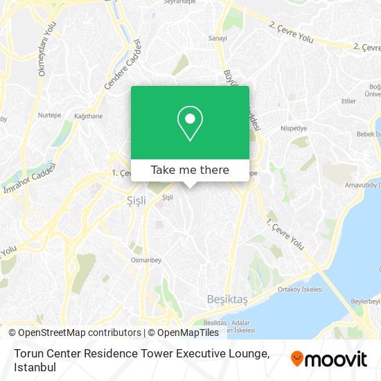 how to get to torun center residence tower executive lounge in sisli by bus metro or cable car