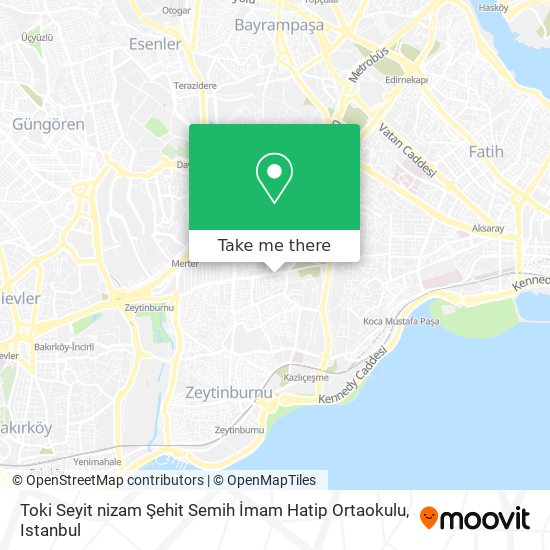 Toki Seyit nizam Şehit Semih İmam Hatip Ortaokulu map