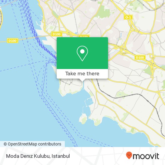 Moda Denız Kulubu map