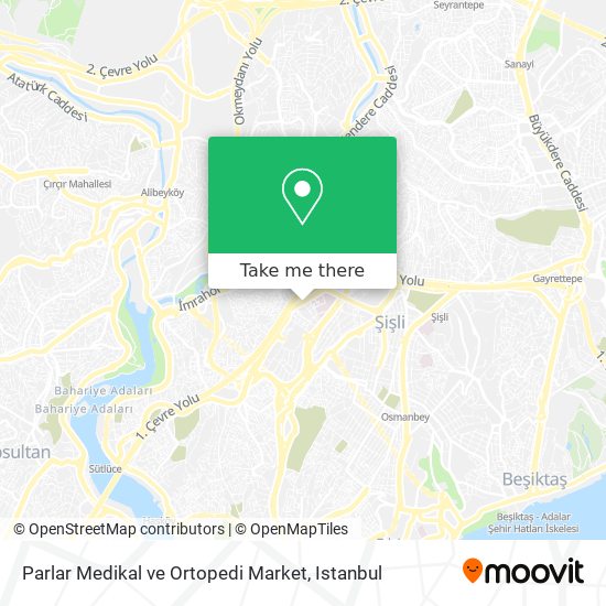 Parlar Medikal ve Ortopedi Market map