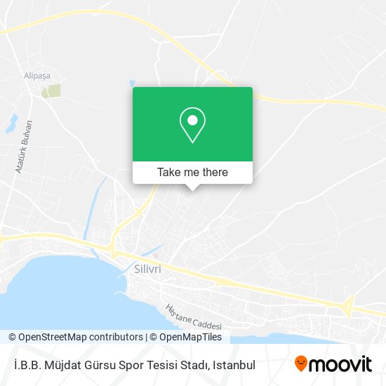 İ.B.B. Müjdat Gürsu Spor Tesisi Stadı map