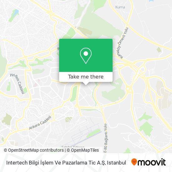 Intertech Bilgi İşlem Ve Pazarlama Tic A.Ş map