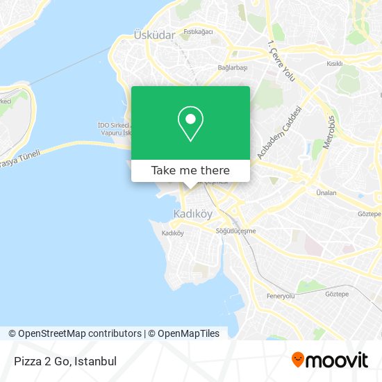 Pizza 2 Go map