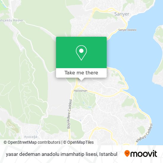 yasar dedeman anadolu imamhatip lisesi map