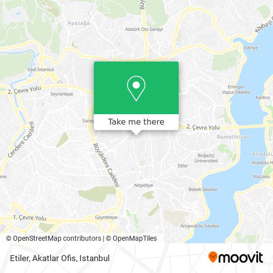 Etiler, Akatlar Ofis map