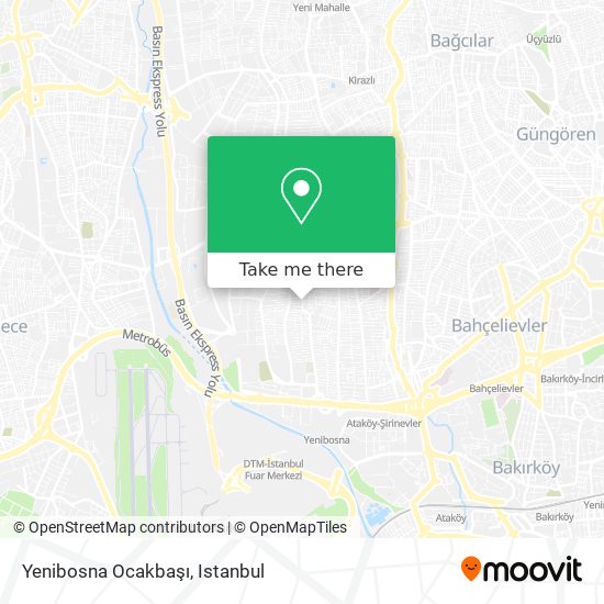 Yenibosna Ocakbaşı map