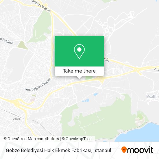 Gebze Belediyesi Halk Ekmek Fabrikası map