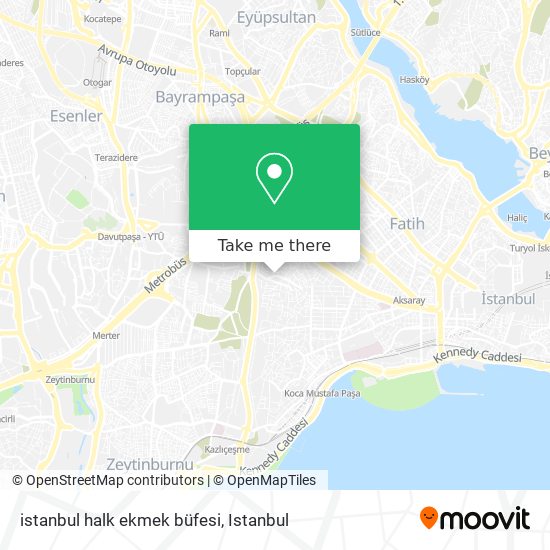 istanbul halk ekmek büfesi map