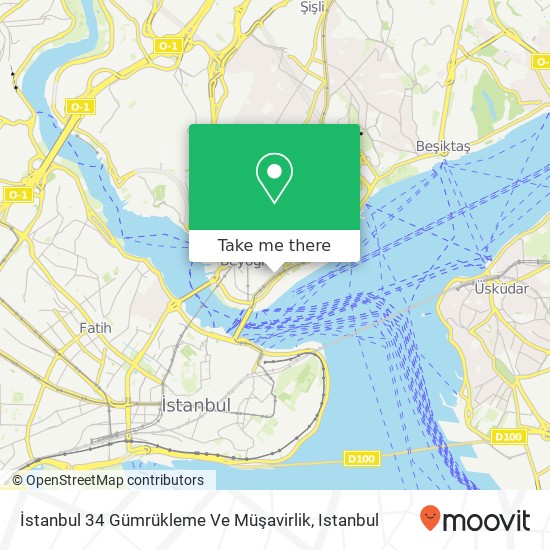 İstanbul 34 Gümrükleme Ve Müşavirlik map