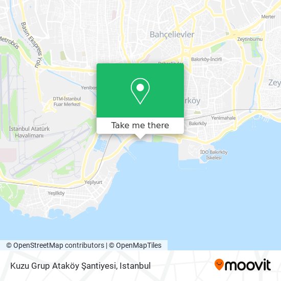 Kuzu Grup Ataköy Şantiyesi map