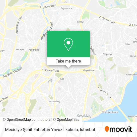 Mecidiye Şehit Fahrettin Yavuz İlkokulu map