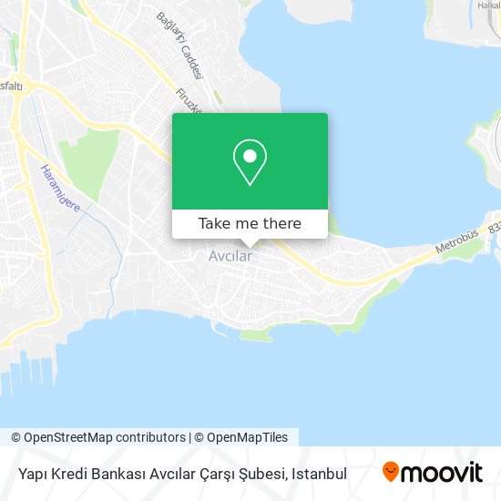 Yapı Kredi Bankası Avcılar Çarşı Şubesi map