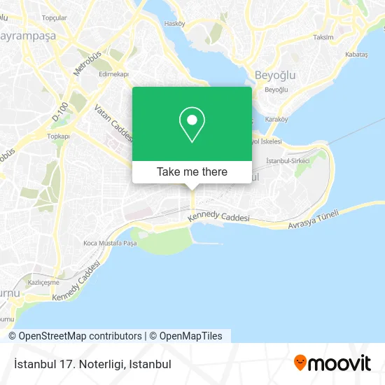 İstanbul 17. Noterligi map