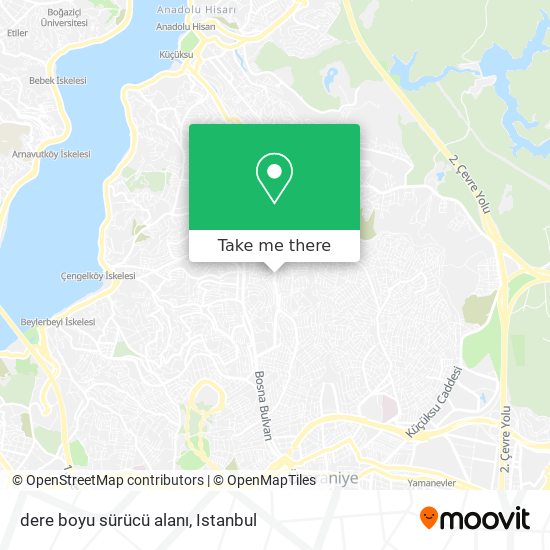 dere boyu sürücü alanı map