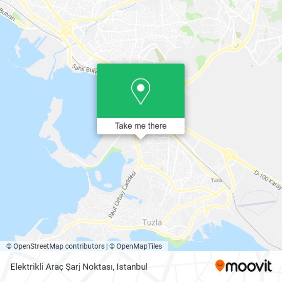 Elektrikli Araç Şarj Noktası map