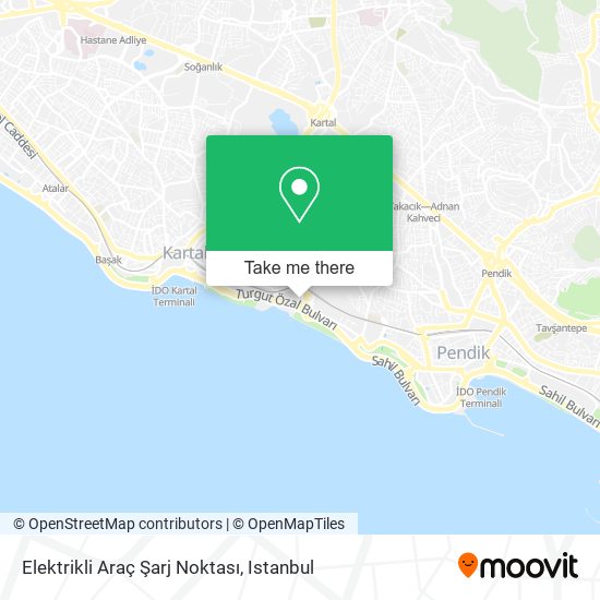 Elektrikli Araç Şarj Noktası map