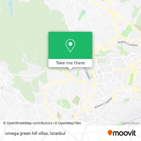 omega green hıll villas map