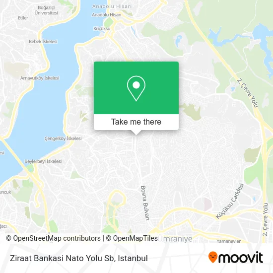 Ziraat Bankasi Nato Yolu Sb map