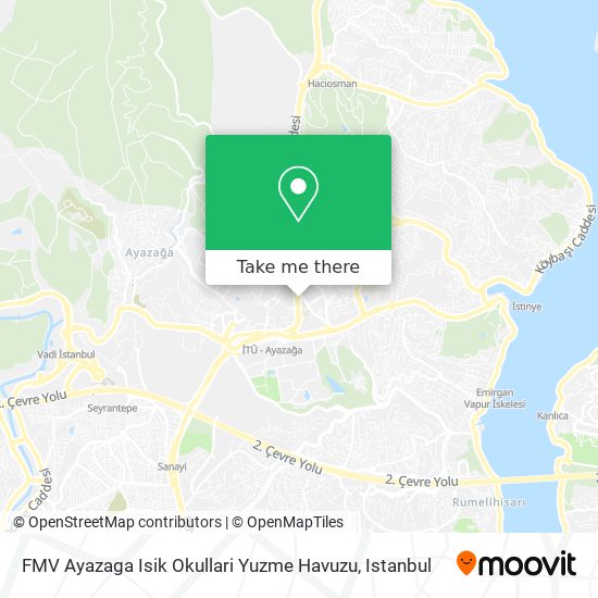 FMV Ayazaga Isik Okullari Yuzme Havuzu map