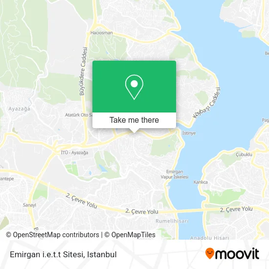 Emirgan i.e.t.t Sitesi map