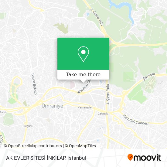 AK EVLER SİTESİ İNKİLAP map