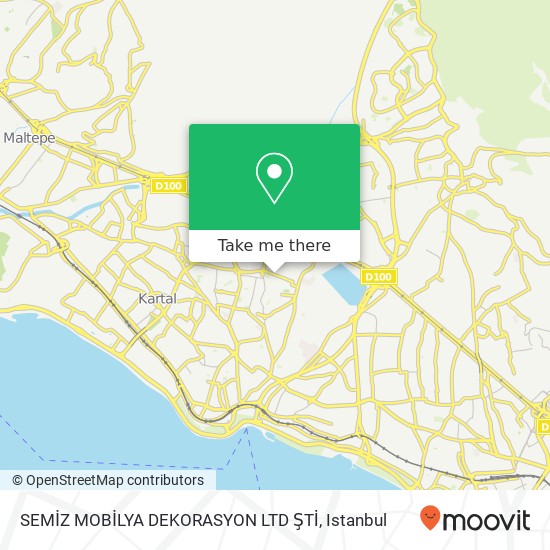 SEMİZ MOBİLYA DEKORASYON LTD ŞTİ map