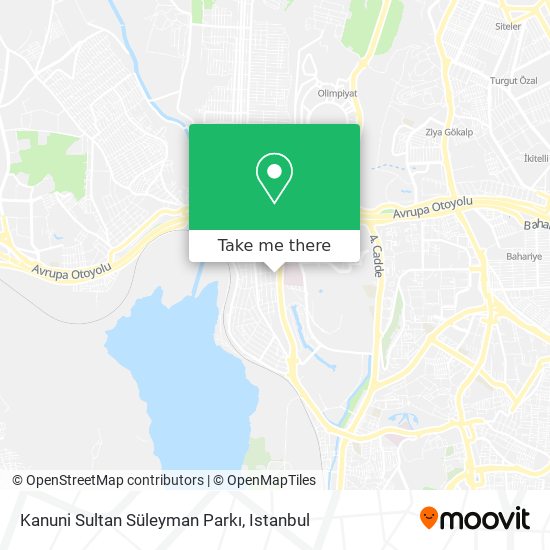 Kanuni Sultan Süleyman Parkı map