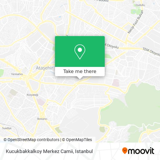 Kucukbakkalkoy Merkez Camii map