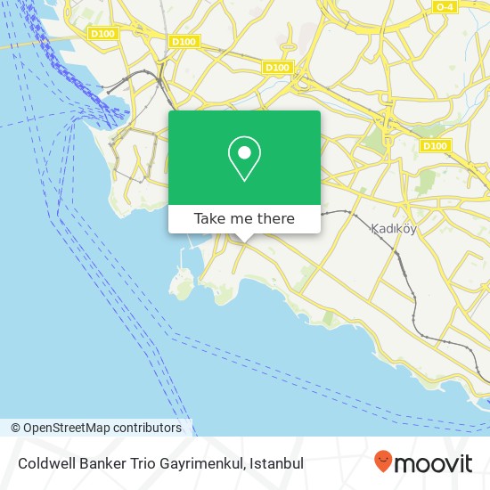 Coldwell Banker Trio Gayrimenkul map