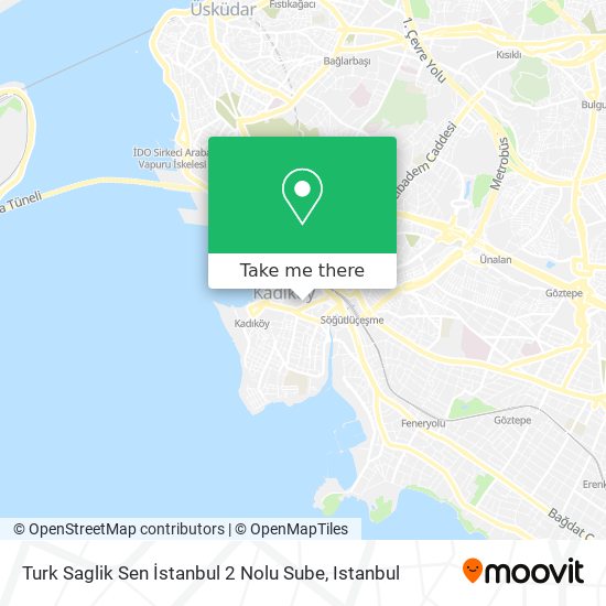 Turk Saglik Sen İstanbul 2 Nolu Sube map